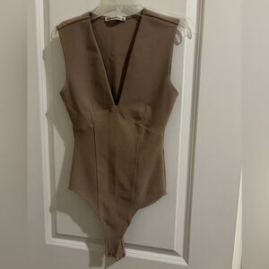 Abercrombie & Fitch Tan Bodysuit